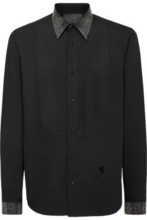 Philipp Plein Black Tie skjorte