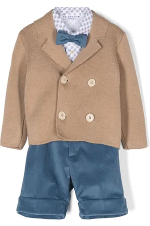 COLORICHIARI Shorts-sæt med geometrisk mønster