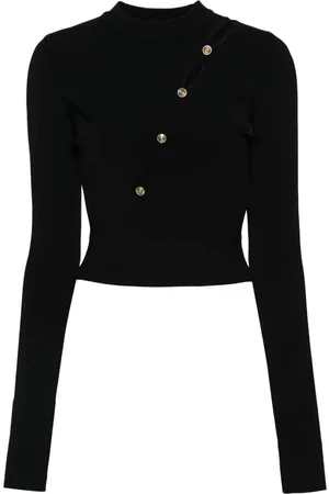 VERSACE Sweater med udskæringsdetalje