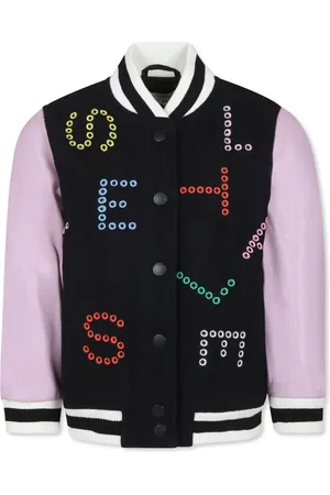 Stella McCartney Bomberjakke med logobroderi