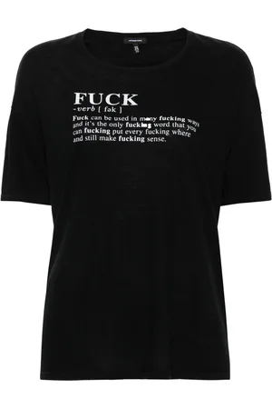 R13 T-shirt med slogantryk