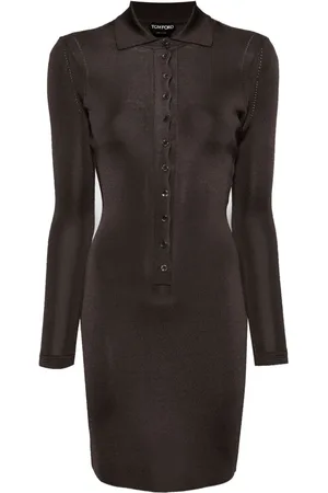Tom Ford Kort ribbet kjole