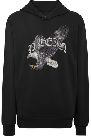 Philipp Plein Hættetrøje med ørnetryk