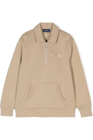 Ralph Lauren Sweatshirt med kvart lynlås