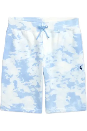 Ralph Lauren Fleece-shorts med batiktryk