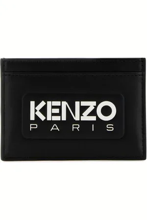 Kenzo Kortholder i læder med logotryk