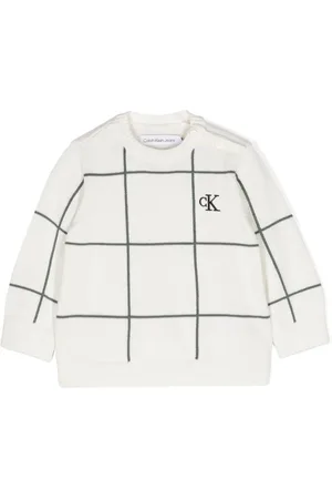 Calvin Klein Sweater med logo-broderi