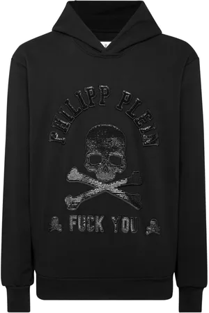 Philipp Plein Hættetrøje med dødningehovedtryk