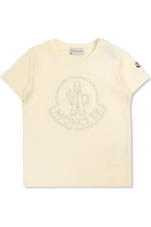 Moncler T-shirt med krystaludsmykket logo