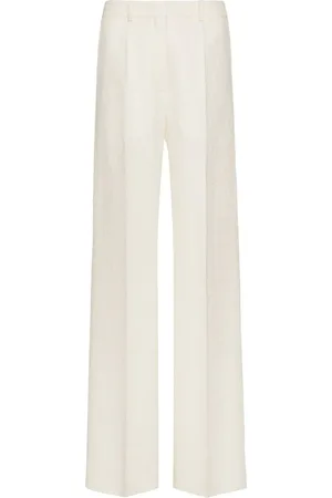 VALENTINO GARAVANI Toile Iconograph-jacquard bukser i crepe Couture