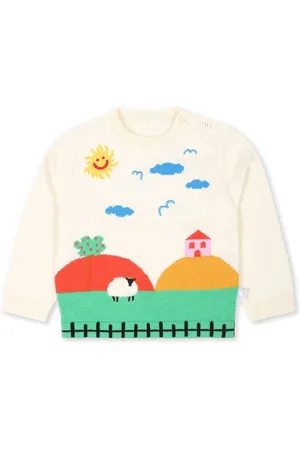 Stella McCartney Trøje med broderet motiv
