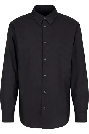 Armani Exchange Skjorte med heldækkende logotryk