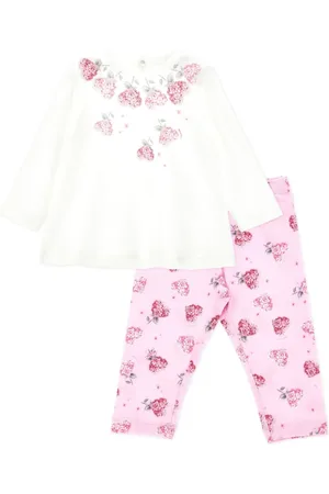 MONNALISA Blomstrede jersey-bukser