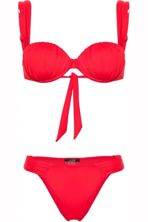Noire Swimwear Balconette-bikini med ruche