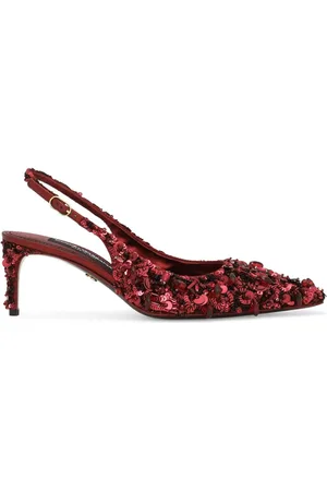 Dolce & Gabbana Krystaludsmykkede slingback-pumps