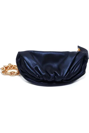 Bottega Veneta Clutch i læder med kæde