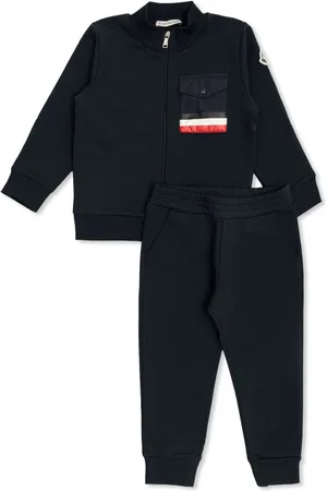 Moncler Træningssæt med stribet kant