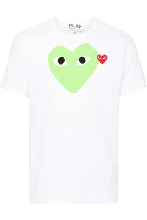 Comme des Garçons T-shirt med signatur hjertemotiv