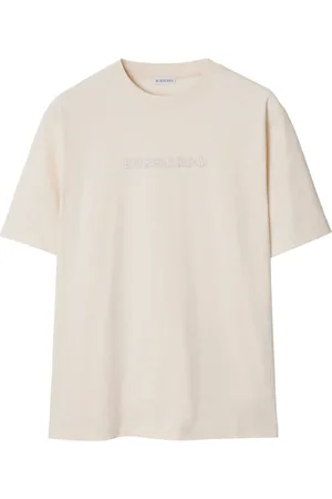 Burberry T-shirt med logobroderi