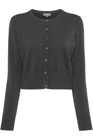 N.PEAL Cardigan med rund hals