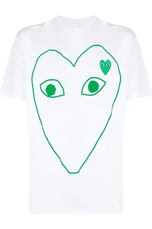Comme des Garçons T-shirt med hjertetryk