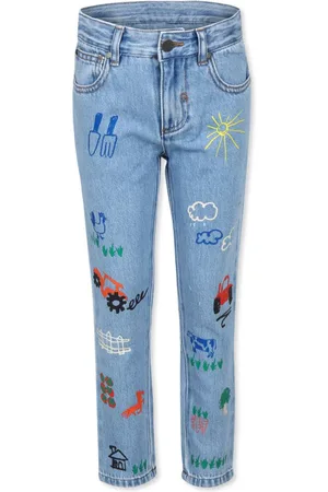 Stella McCartney Jeans med grafisk tryk