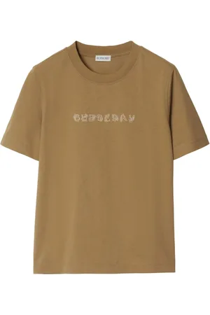 Burberry T-shirt med paisley-logo