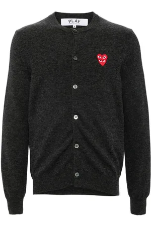 Comme des Garçons Cardigan med hjertemærke
