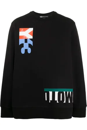 Y-3 Grafisk sweatshirt med M-snit
