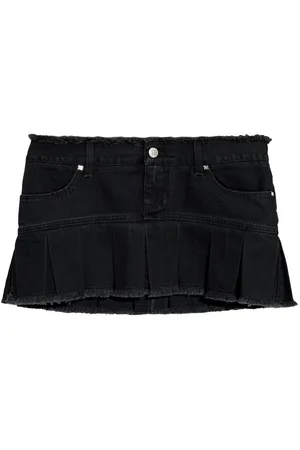 MISBHV Denimnederdel med logomærke