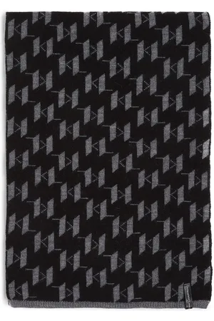 Karl Lagerfeld Strikket tørklæde med monogram