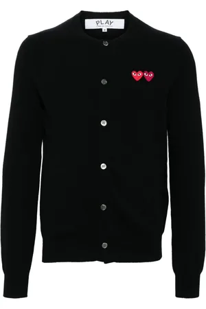 Comme des Garçons Cardigan med hjertemærke