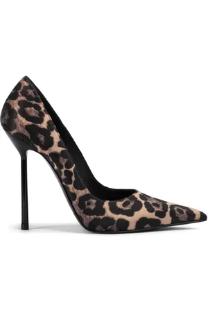 LE SILLA 120mm Bella pumps med leopardtryk