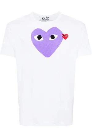 Comme des Garçons T-shirt med signatur hjertemotiv
