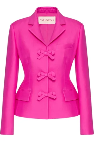 VALENTINO GARAVANI Tilpasset blazer med sløjfe