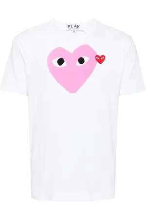 Comme des Garçons T-shirt med hjertetryk