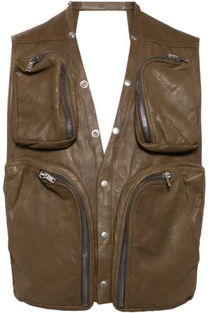 Rick Owens Cargo-militærjakke med knapper