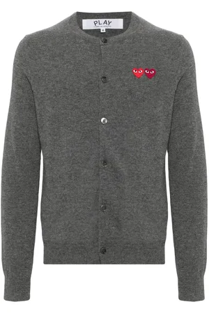 Comme des Garçons Cardigan med hjertemærke