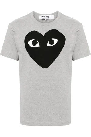Comme des Garçons T-shirt med signatur hjerte-tryk
