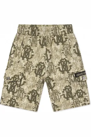 Roberto Cavalli Cargo-shorts med 3D-monogramtryk