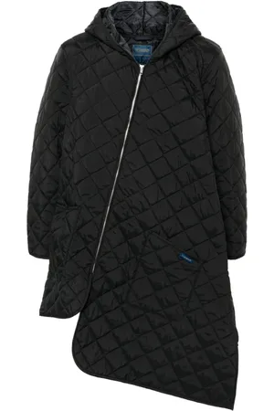 Comme des Garçons Asymmetrisk parka-frakke