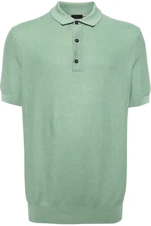 HUGO BOSS Strikket polo med almindelig pasform