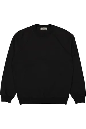 Stone Island Sweatshirt i bomuld med kompas-mærke