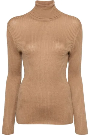 N.PEAL Sweater med rullekrave