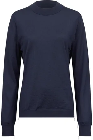 Maison Margiela Sweater med ribbet kant