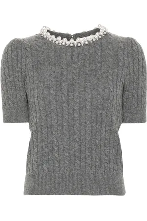 Sandro Kabelstrikket sweater