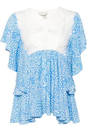 Bambah Azalea top med flæser