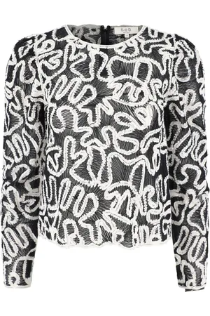 SEA Alice bluse med broderi
