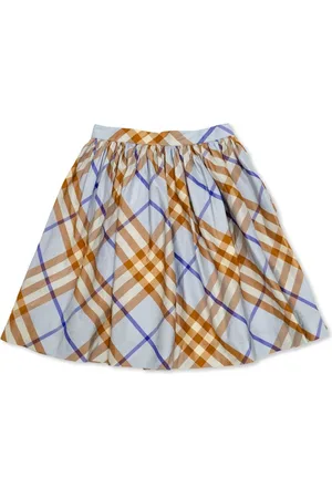 Burberry Ternet nederdel med plisseringer