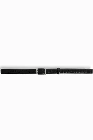 Zadig & Voltaire 20 mm krokodillepræget bælte
